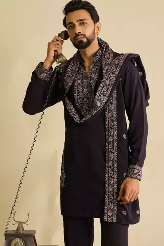 Mens kurta pant with dupatta