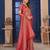 Maroon Zari Woven Kanjivaram Soft Silk Blend Saree With Stitched Blouse