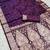 Wine soft banarasi silk blend saree with self weaving design zari weaving pallu and blouse