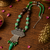Classic boho german silver necklace