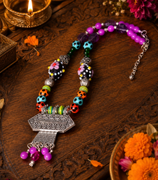 Handmade designer beaded fashion necklace