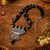 Handcrafted tribal charm beaded necklace