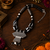 Artisan inspired statement bead necklace