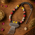 Timeless tribal beaded pendant necklace