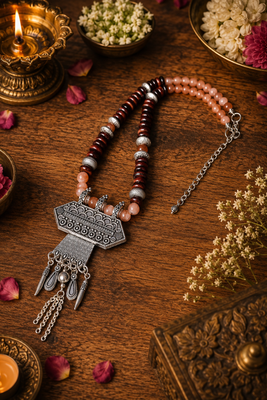 Premium handmade tribal style necklace 2