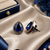 Sapphire shine teardrop studs