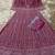 Pink embroidered georgette free size stitched anarkali suit