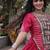 Pink Kora Cotton Blend Navratri Lehenga Choli Set