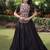 Black Kora Cotton Blend Navratri Lehenga Choli Set
