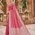 Peach color silk blend zari weaving sarees