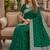Green color silk blend zari weaving sarees