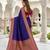Blue color silk blend zari butti weaving sarees