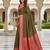 Mehendi color silk blend zari butti weaving sarees