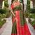 Mehendi color pochampally silk blend ikkat pattern zari woven border sarees