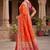 Fenta color silk blend zari woven work sari -un stitched blouse