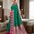 Light green color silk blend zari woven work saree