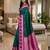 Sea green color silk blend zari woven work saree