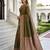 Mehendi color silk blend zari woven work sari -un stitched blouse