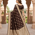 Bronze pink color silk blend zari woven work sari -un stitched blouse