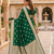 Green  color silk blend zari woven work sari -un stitched blouse