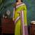 Perrott color silk blend woven work saree sari