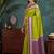 Perrott color silk blend woven work saree sari