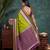 Perrott color silk blend woven work saree sari