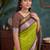 Perrott color silk blend woven work saree sari