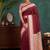 Maroon color silk blend woven work saree sari