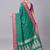 Green color silk blend zaro woven work sarees
