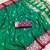 Green color silk blend zaro woven work sarees