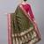 Mehendi color silk blend zaro woven work sarees