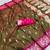 Mehendi color silk blend zaro woven work sarees