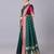 Rama color silk blend zaro woven work sarees