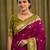 Magenta color silk blend zari woven weaving sarees