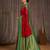 Red  color silk blend zari woven weaving sarees