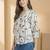 White Regular tops Ethnic Motifs Print Round Neck