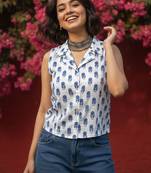 floral print top