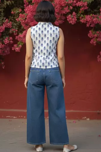 floral print top