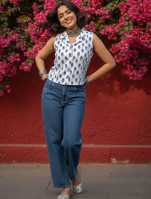 floral print top 5