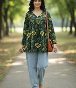 floral print top