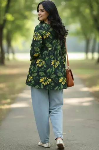 floral print top