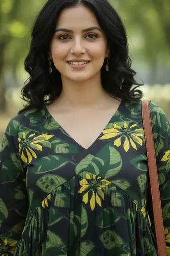 floral print top