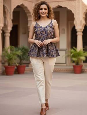 Floral Print Cotton Top 3