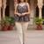 Floral Print Cotton Top