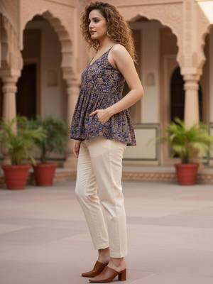 Floral Print Cotton Top 4