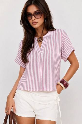 Striped Cotton Top
