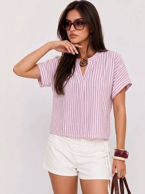 Striped Cotton Top 4
