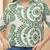 Floral Print Tropical Satin Shirt Style Top