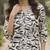 Print Bishop Sleeves Satin Blend Top